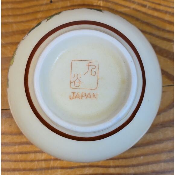 Japan Teapot 6 cups Set White Mod Flower Design Bamboo Handle OMC - Picture 11 of 14